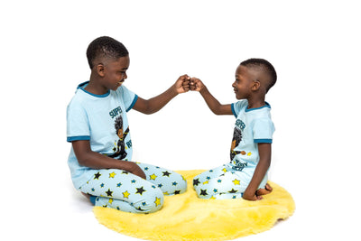Superhero Ready for Bed Kids Boys Pajama 2 pc set size Toddler 2T - 14