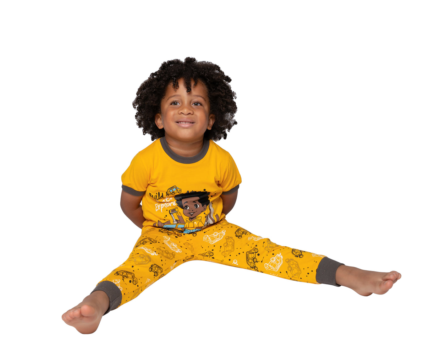 Build, Create and Explore Boys 2 pc Pajama set  size 2T -14