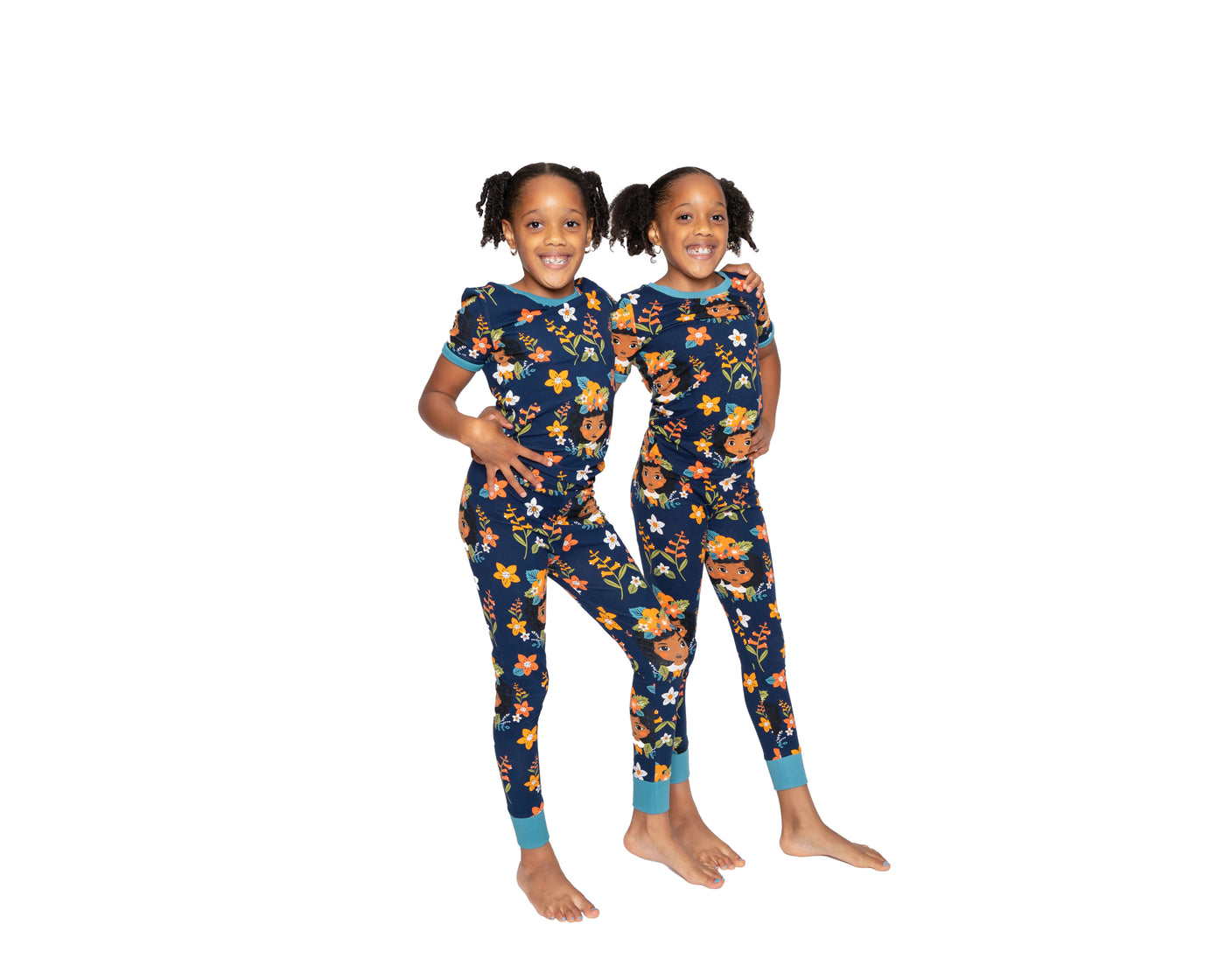 Tropical Flower Dreams GIRL PAJAMA 2 PC SET SIZE TODDLER 2T - 14