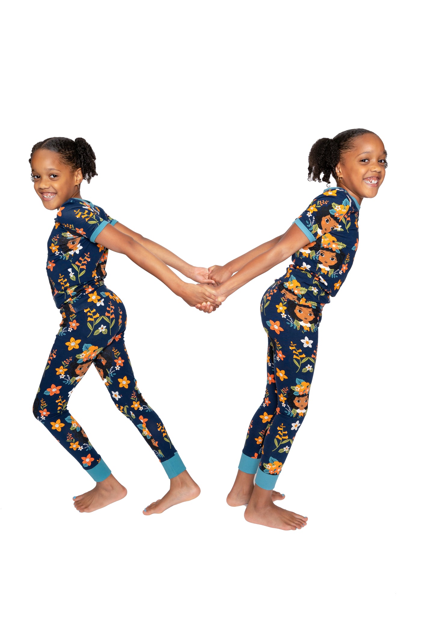 Tropical Flower Dreams GIRL PAJAMA 2 PC SET SIZE TODDLER 2T - 14