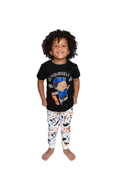 Skate & Snooze Dream Set BOYS PAJAMA 2 PC SET SIZE TODDLER 2T - 14