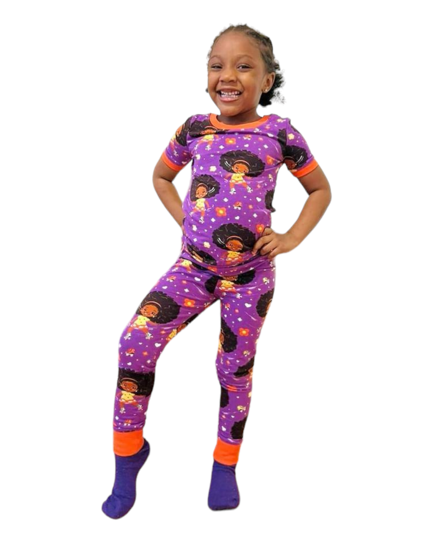 Roller Dream Queen PJ Set Snug Fit Pajamas Set Girls Toddler Size 4T - 12