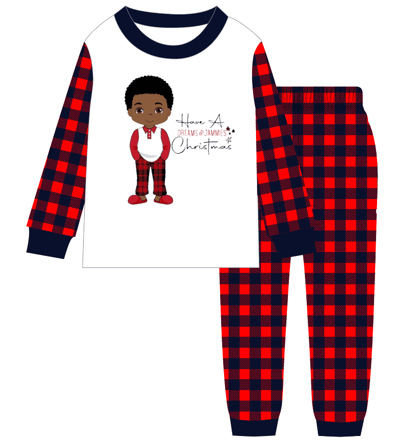 Christmas  Boy Kid 2-Piece Pajamas Size Toddler 2T -10