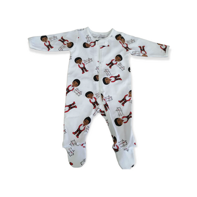 Christmas Boys Toddler Infant One-Piece Cotton Pajamas