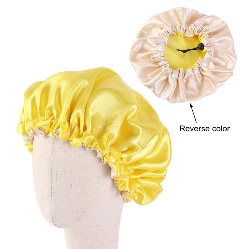 Kids 100% Satin Bonnet Adjustable Sleeping Bonnet